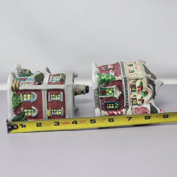 Cobblestone Corners & Wellington Square Set Of 2 Christmas Village Houses - Picture 11 of 11